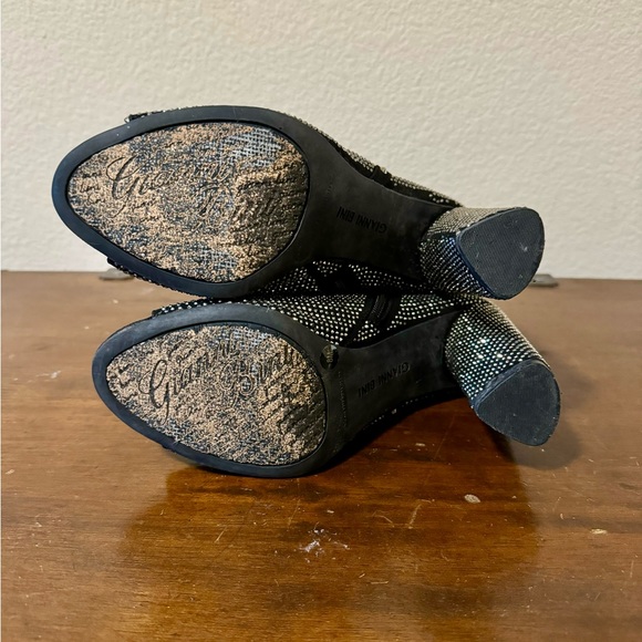 Gianni Bini Peep Toe Heeled Boot - Picture 6 of 7